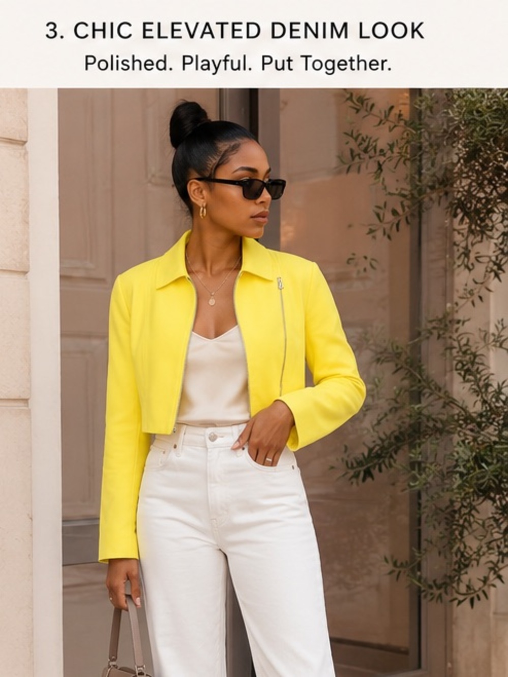 NWT MOTO Cropped jacket in Lemon. So bright yet chic. Grab the spotlight. Size L